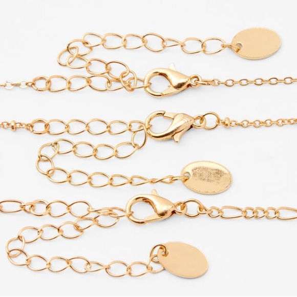 Gold & Pink Beads & Shell Charms Choker Necklaces - 3 Pack
(Will take offers) - Picture 4 of 5